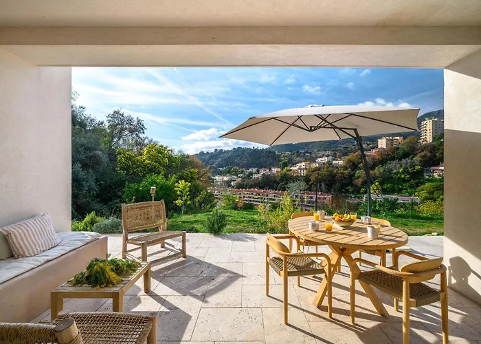 La Des Sources - Piscine - Climatisation 别墅 芒通