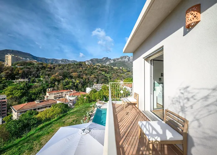 La Des Sources - Piscine - Clim - Terrasse Вилла Ментона